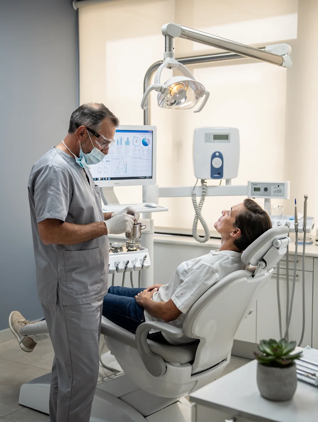 Thorough dental examination